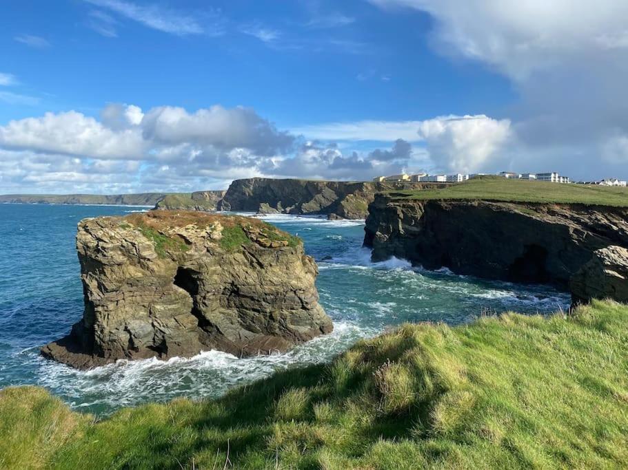 Surf'S Up! Perfect Base For Holidays Or Work In Cornwall سانت كولوم ميجُر المظهر الخارجي الصورة
